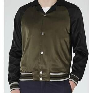 Reiss Men's Two-Tone Bomber Jacket
